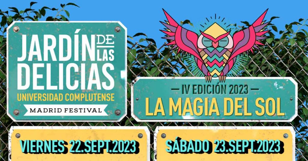 Jardín de las Delicias anuncia los artistas para su cuarta edición