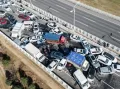 choque múltiple de 200 vehículos en China