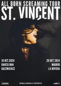 St. Vincent concierto en Barcelona y Madrid