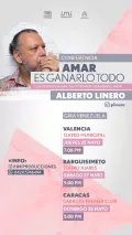 Alberto Linero presenta “Amar es ganarlo todo” en Venezuela