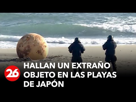 misteriosa bola gigante de hierro en Japón