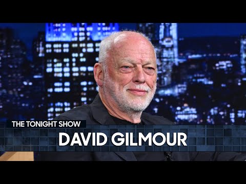 David Gilmour en el Tonight Show de Jimmy Fallon