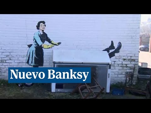 Retiran congelador de mural de Banksy contra violencia a la mujer