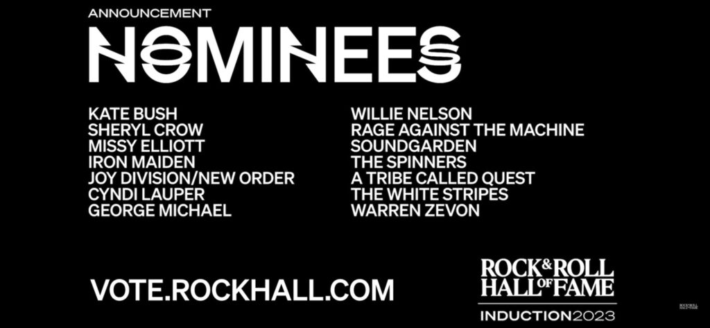 Rock & Roll Hall of Fame 2023: estos son los nominados