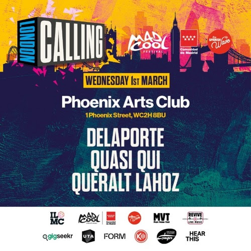 Mad Cool Festival, The Spanish Wave y la Comunidad de Madrid anuncian la actuación de Delaporte y Queralt Lahoz en la International Live Music Conference 
