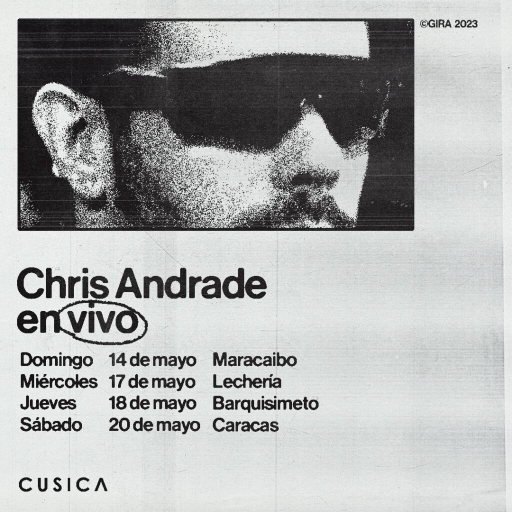 Chris Andrade de gira en Venezuela