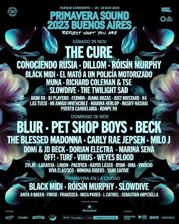 lineup completo del Primavera Sound Argentina 2023