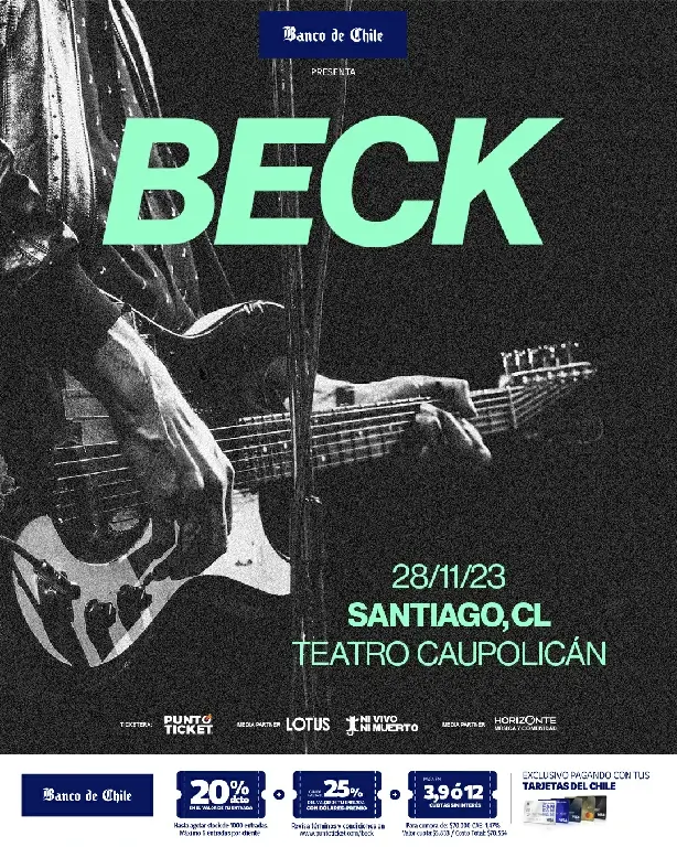 Beck vuelve a Chile
