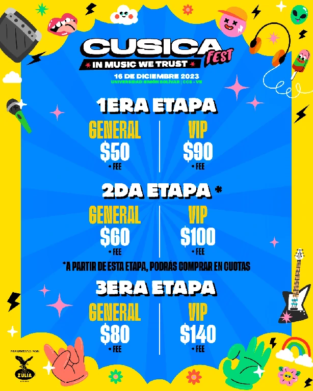 Cusica Fest 2023 presenta su line up oficial