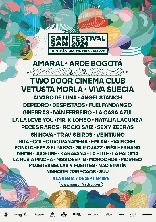 SanSan Festival 2024 cartel