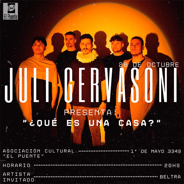 Juli Gervasoni disco debut solista