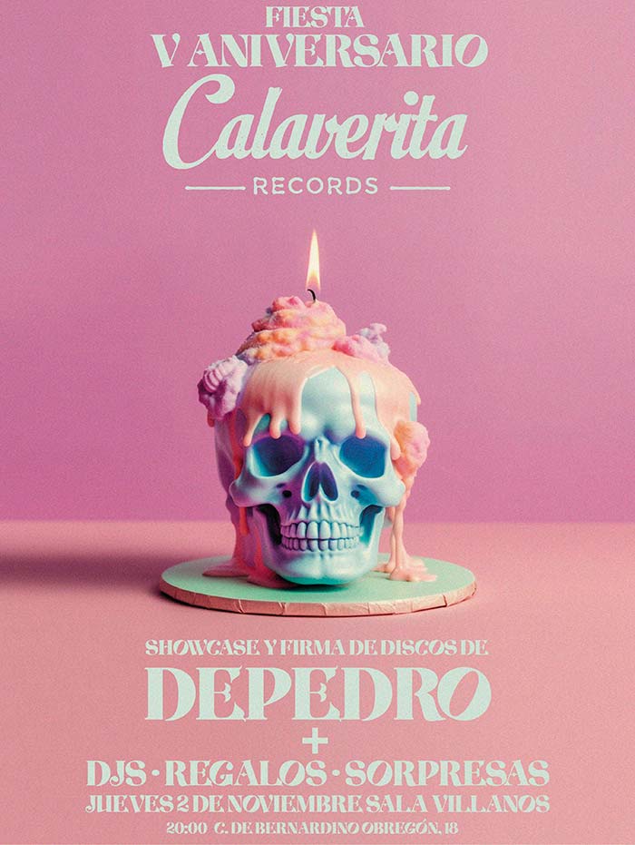 Depedro nuevo disco 2024 Calaverita Records