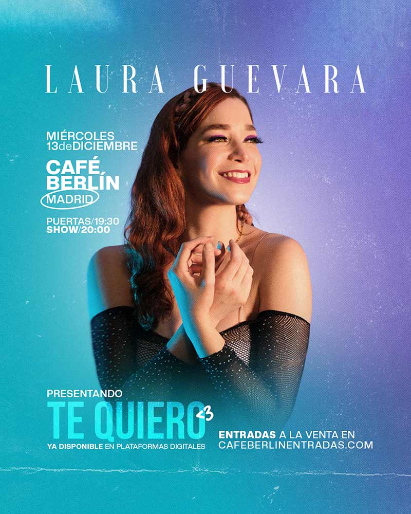 Laura Guevara presenta “Te Quiero” en Madrid