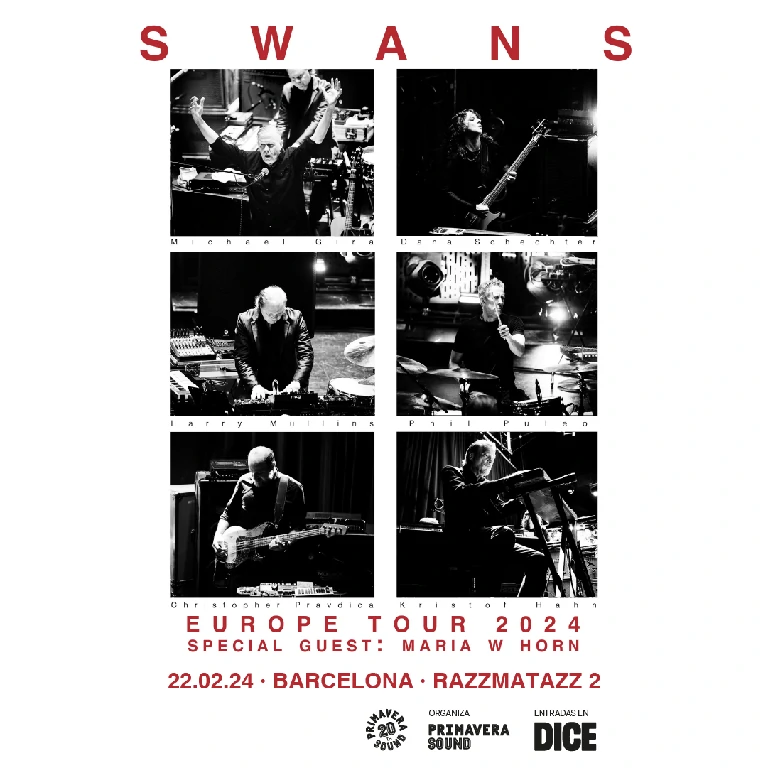 Swans actuarán en Barcelona en febrero