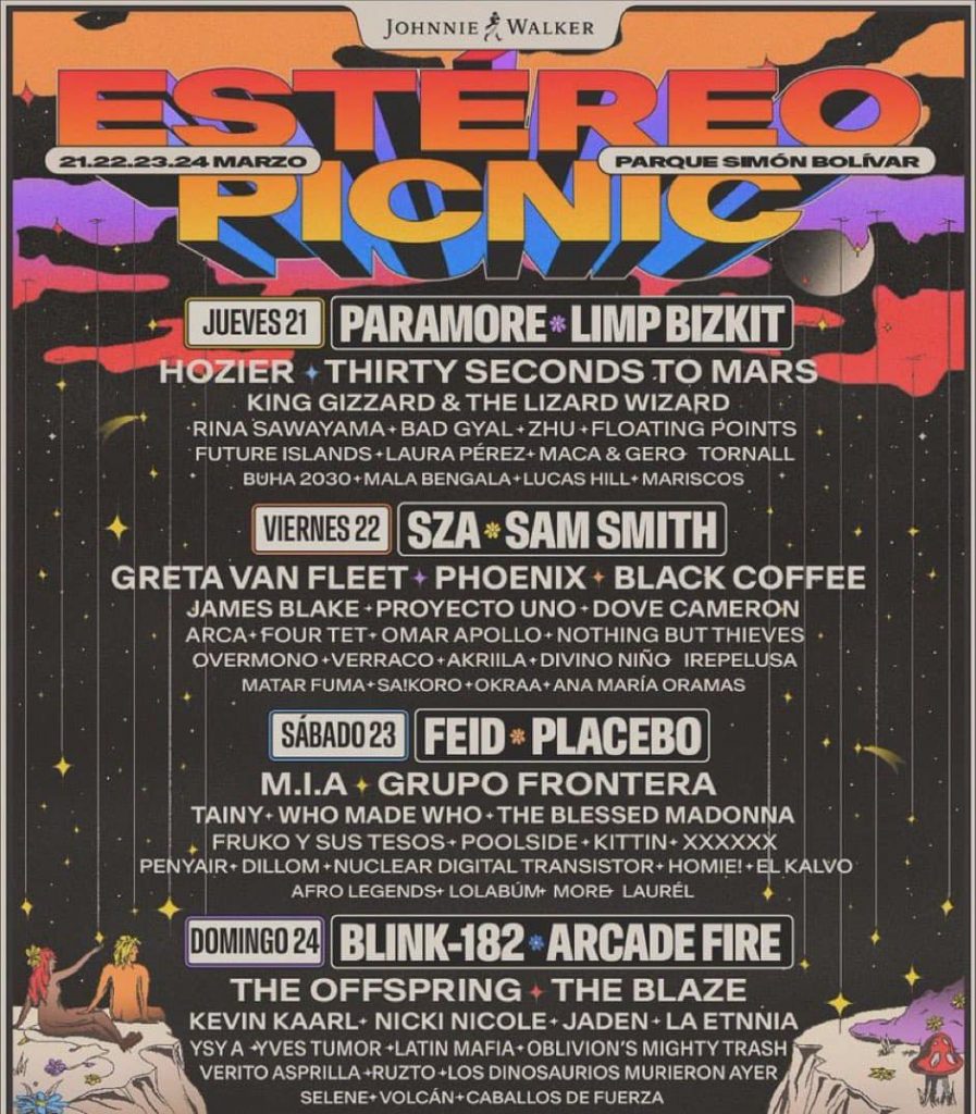 Festival Estéreo Picnic 2024 y su cartel por días