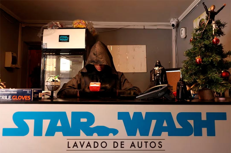 Productora Star Wars demanda autolavado 'Star Wash'