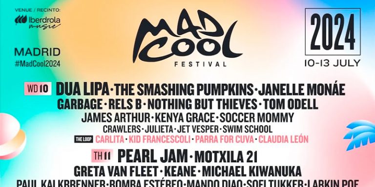 mad cool 2024 entradas de dia venta