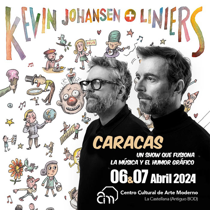 Kevin Johansen y Liniers estarán en Caracas