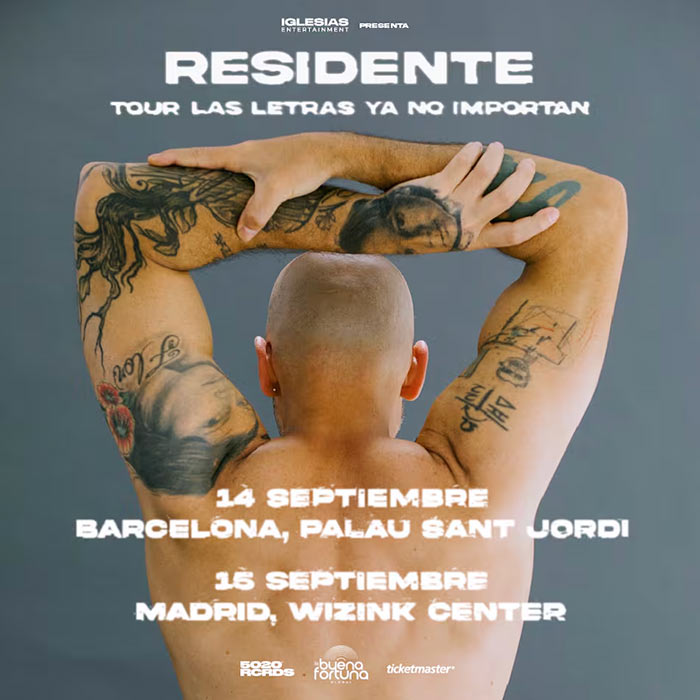 Residente viene a Barcelona y Madrid en 2024