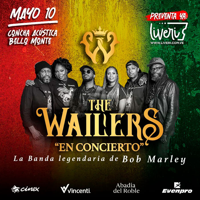 The Wailers Bob Marley llega a Caracas