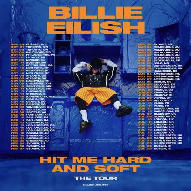 Billie Eilish anuncia Hit Me Hard and Soft The Tour