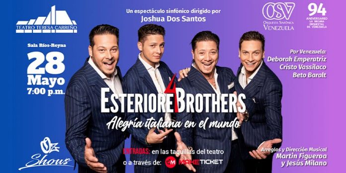 Debut Esteriore Brothers Teresa Carreño Caracas