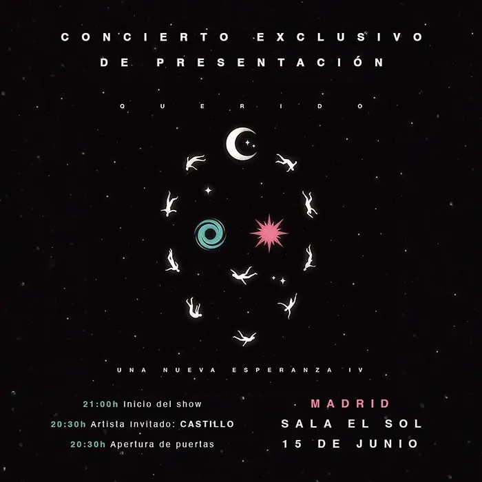 Querido publican disco el 31 de mayo y concierto en Madrid