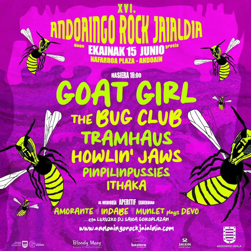Andoaingo Rock Jaialdia Cartel HOWLIN' JAWS Healer