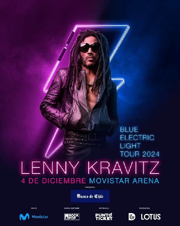 Lenny Kravitz visitará Chile en diciembre