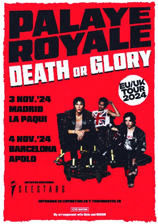 Palaye Royale Madrid y Barcelona