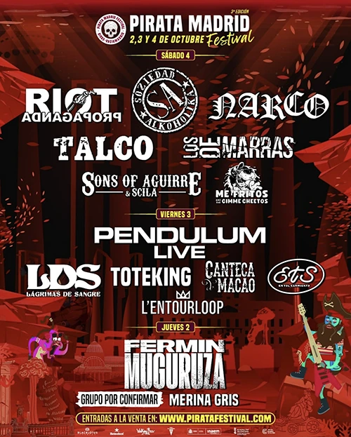 Pirata Madrid 2025 cartel completo