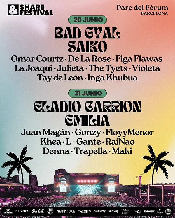 cartel del Share Festival 2025