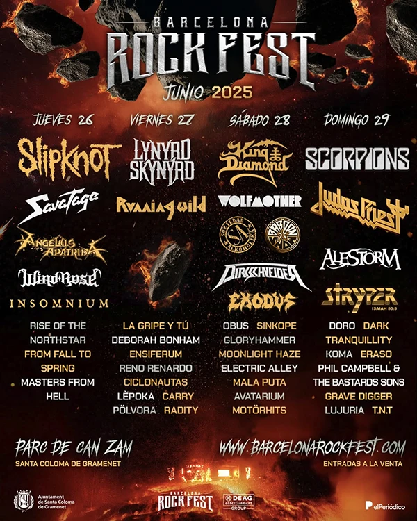 Barcelona Rock Fest 2025 King Diamond