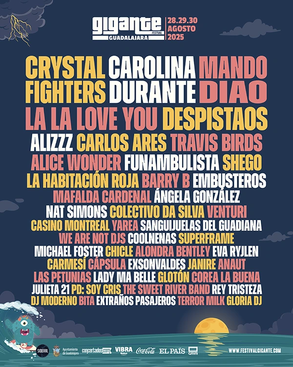 cartel completo de festival gigante 2025