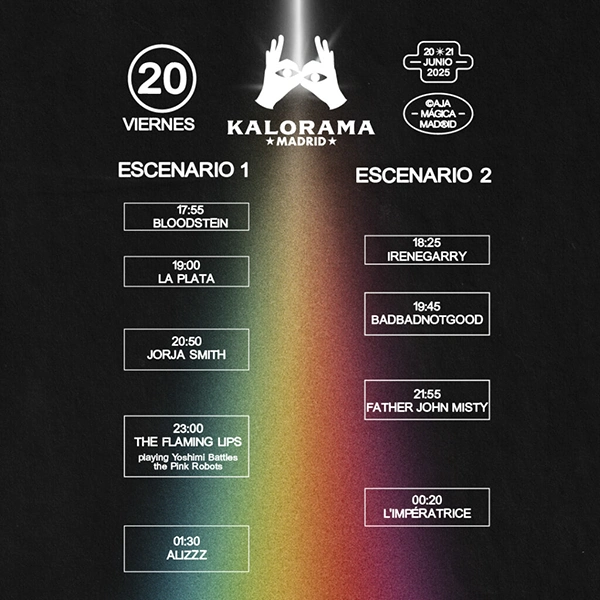 KALORAMA 2025 horarios