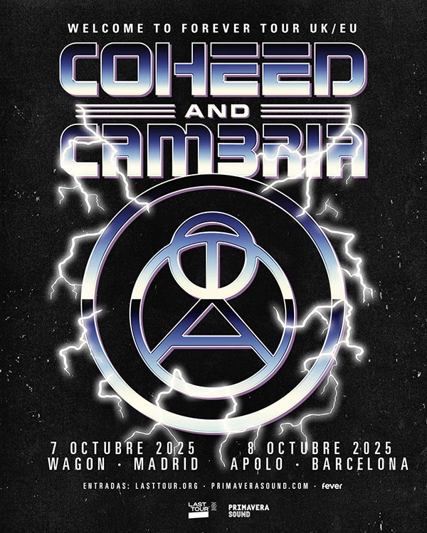 Coheed and Cambria en Madrid y Barcelona