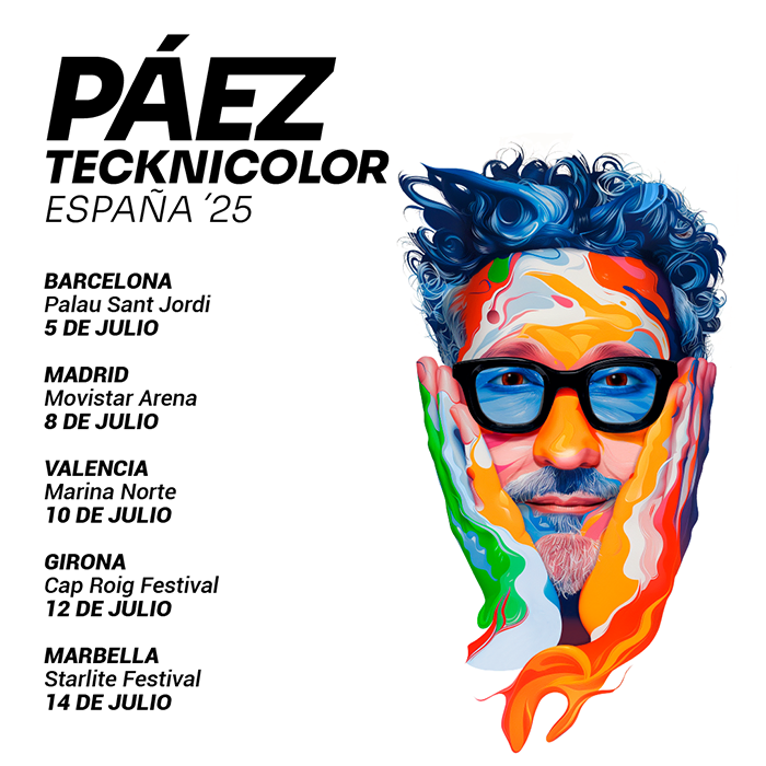 FITO PÁEZ TEKNICOLOR 2025