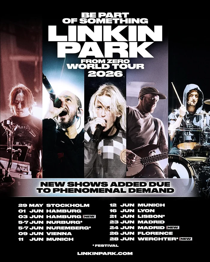 Linkin Park anuncia segunda fecha en Madrid