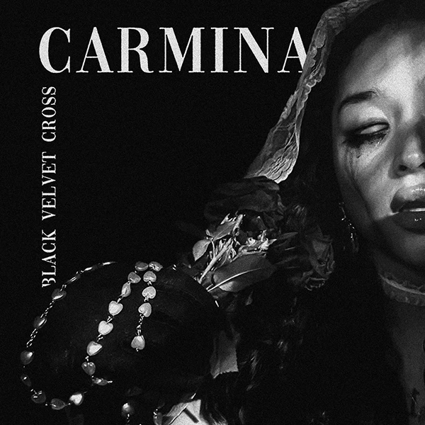 Carmina Black Velvet Cross