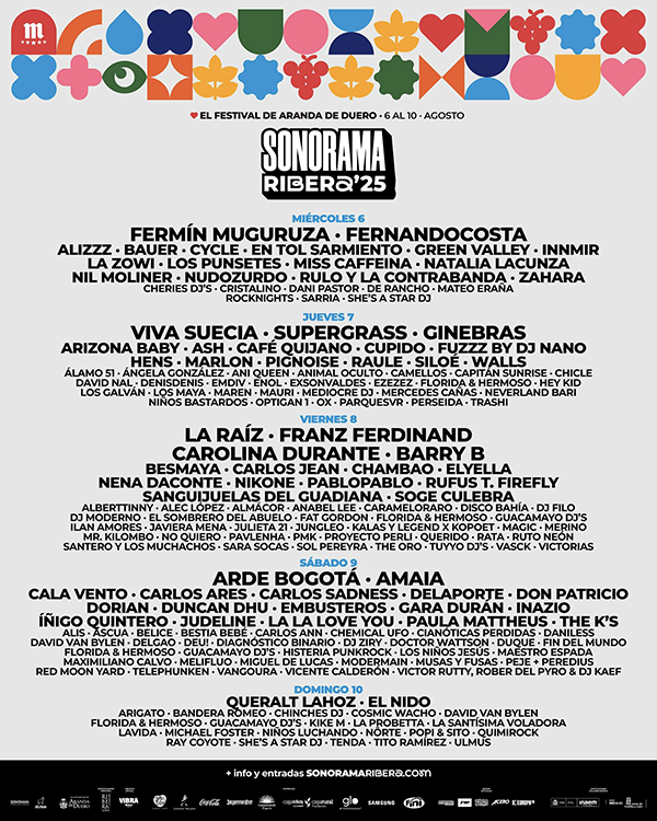 Arde Bogotá Sonorama Ribera 2025