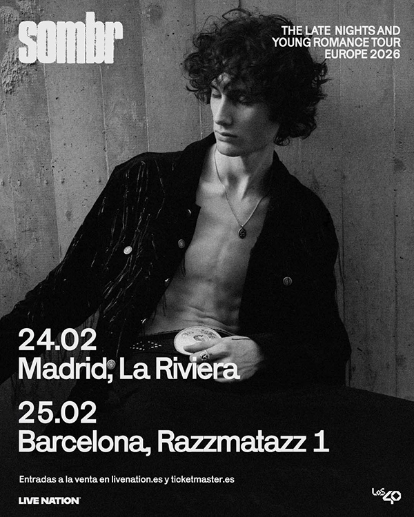sombr en Madrid y Barcelona