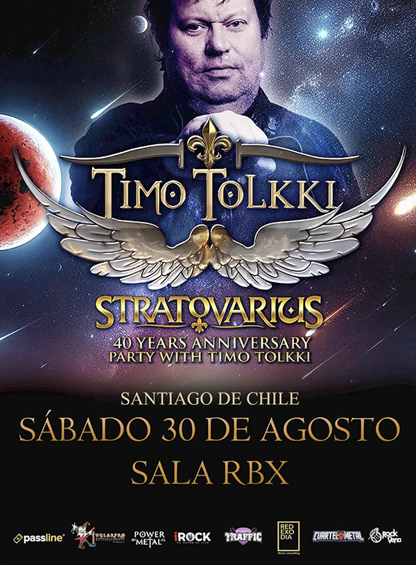 Timo Tolkki en Chile 2025