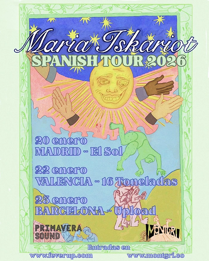 Maria Iskariot en Madrid Valencia y Barcelona