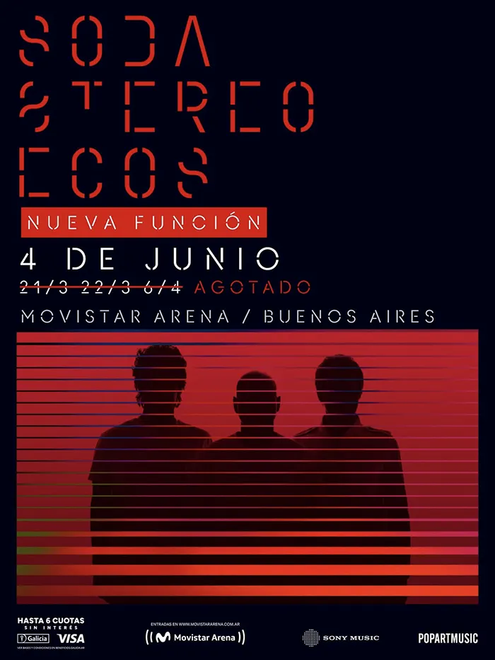 Soda Stereo nueva fecha ECOS