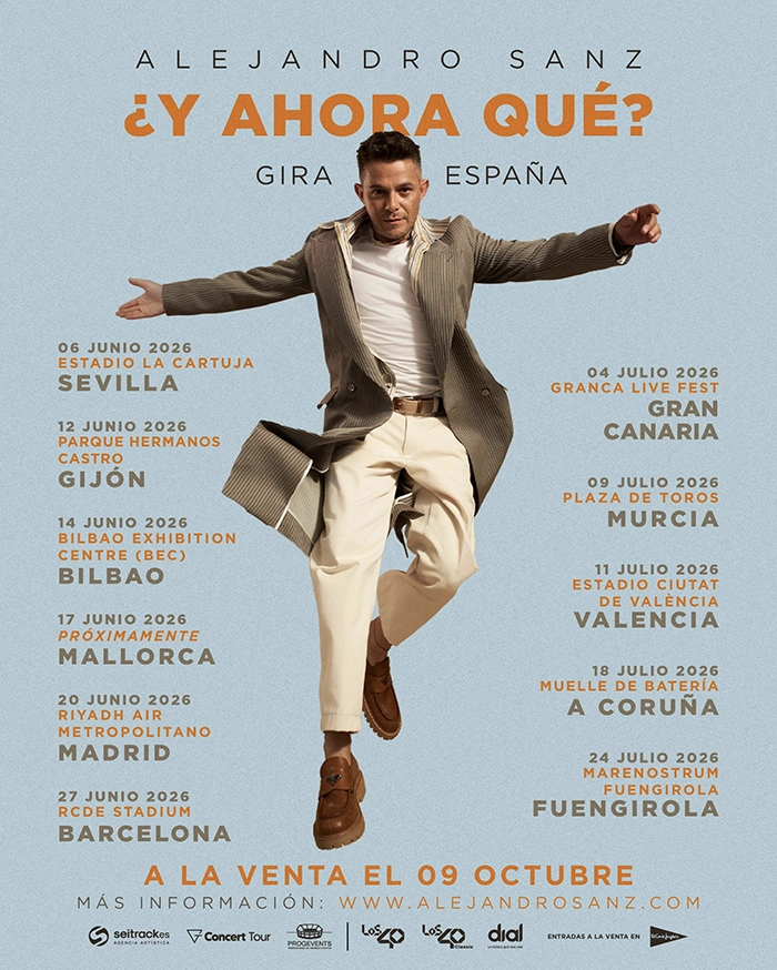 Alejandro Sanz gira 2026