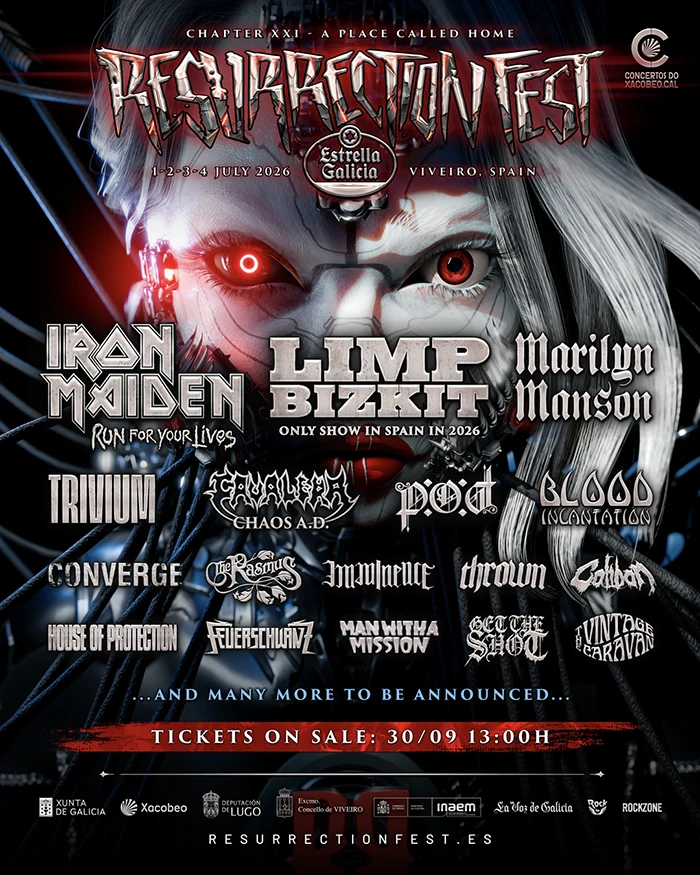 artistas confirmados Resurrection Fest EG 2026