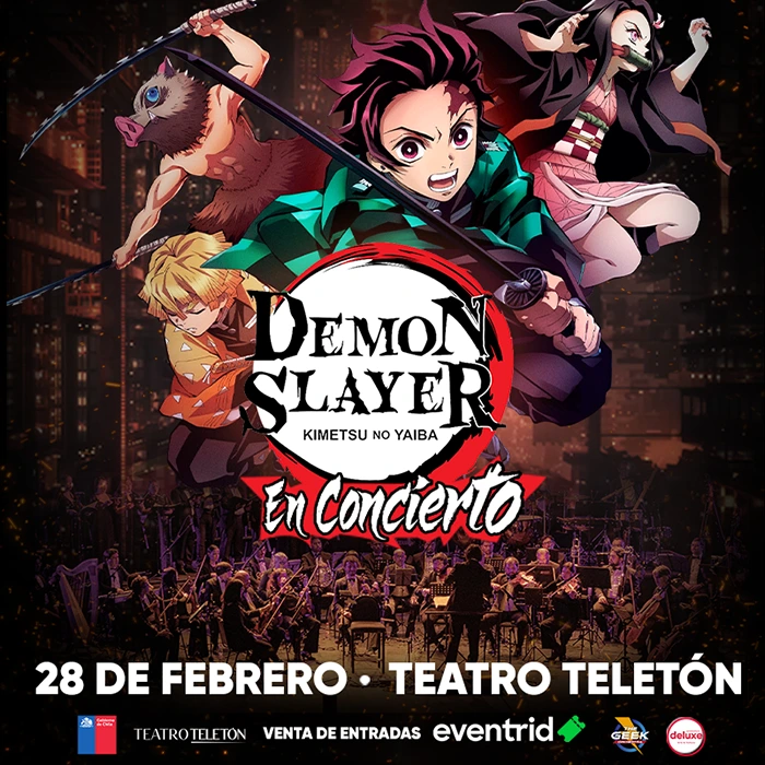 Demon Slayer en Concierto Santiago