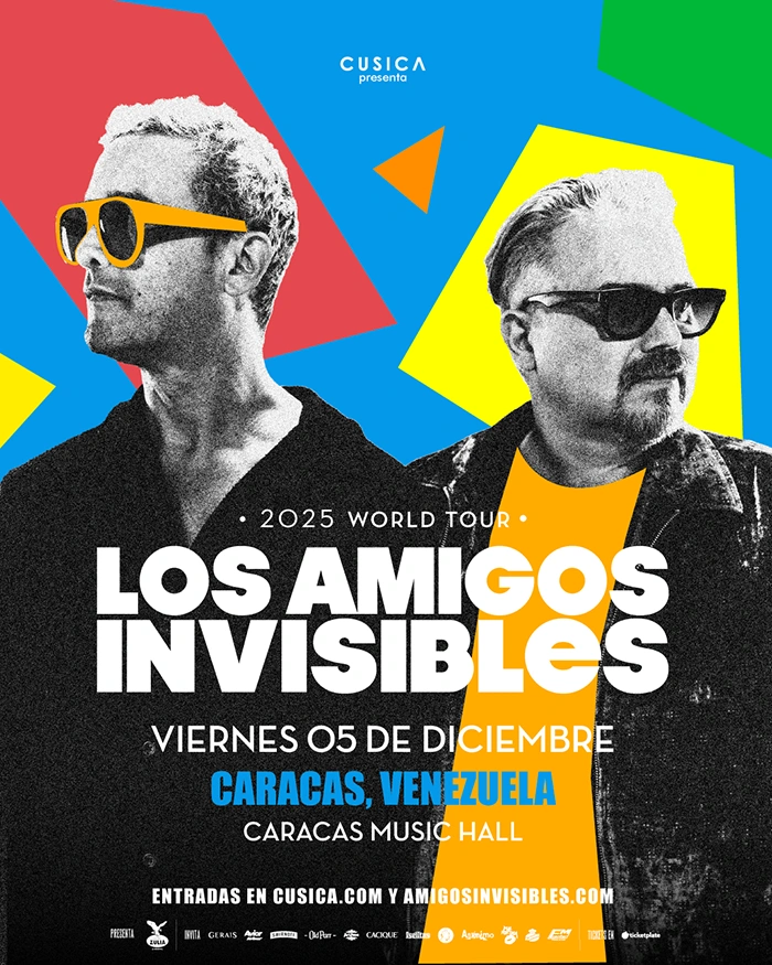 Los Amigos Invisibles en Caracas 2025 Los Amigos Invisibles en el Caracas Music Hall