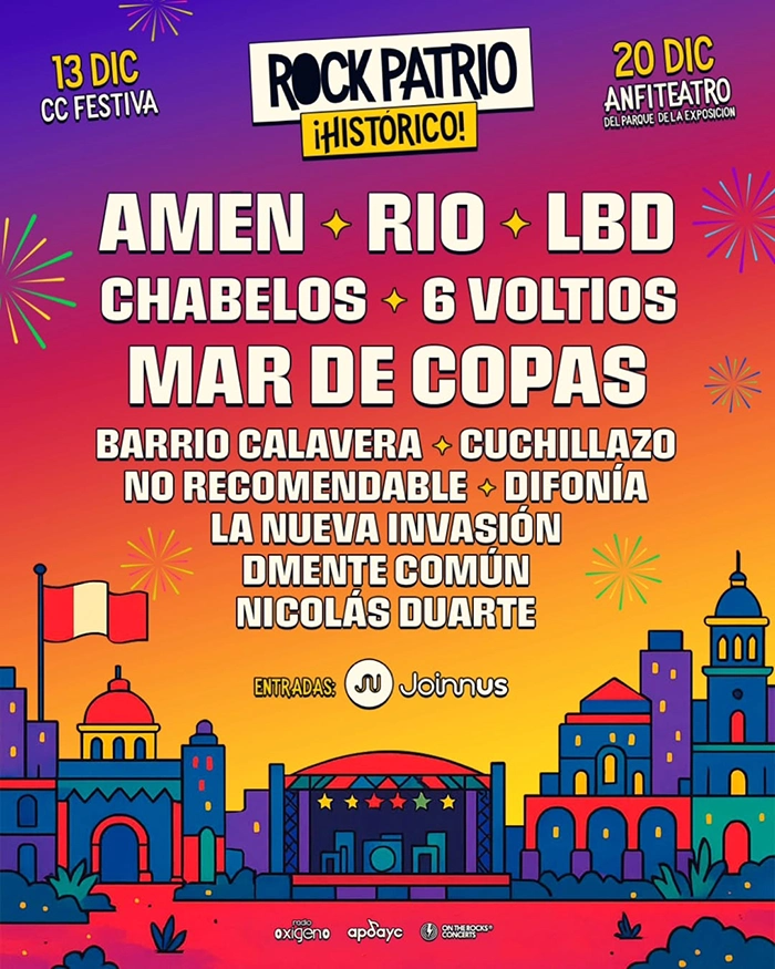 13 y 20 de diciembre Rock Patrio Histórico Rock Patrio Histórico 2025