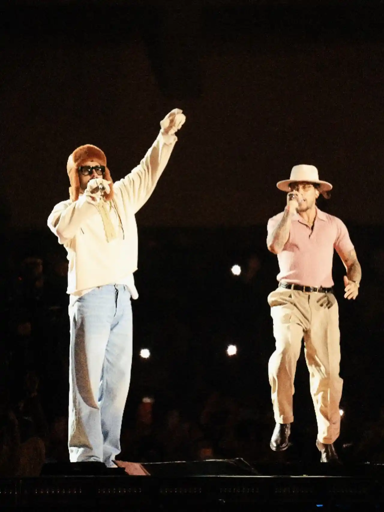 Bad Bunny y Jhayco Backstage Magazine @sergio cespedes esquivel Bad Bunny en Costa Rica